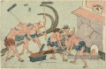scènes de rue nouvellement pubis 11 Katsushika Hokusai ukiyoe